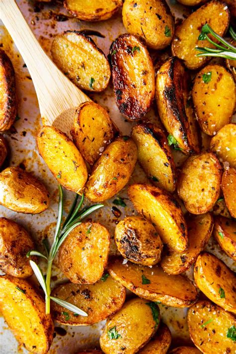 roasted baby potatoes recipe savory nothings