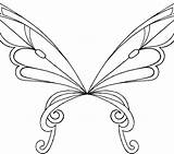 Wings Fairy Coloring Pages Fire Butterfly Vector Printable Wing Getcolorings Getdrawings sketch template