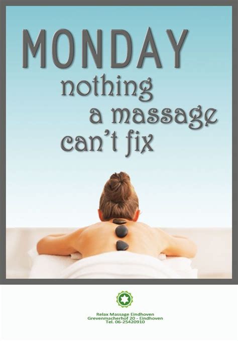 Massageactie Massage Relax Engelse Citaten