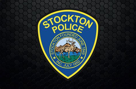 stockton police department patch logo decal emblem crest etsy uk