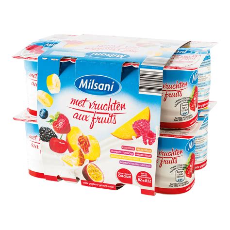 milsani yaourt entier aux fruits bon marche chez aldi