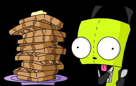 Gir Eating Waffles The Blog For Invader Zim