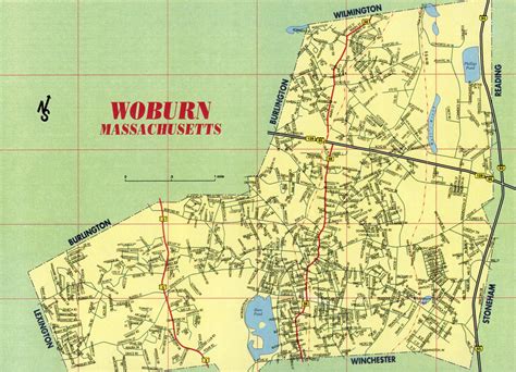 map  woburn streets