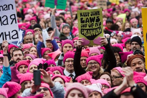 women s marches more than one million protesters vow to resist