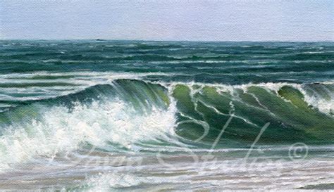 Seascape Waves Crashing Ocean Art Ocean Waves Signed Art Etsy