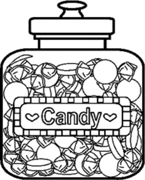 candy   jar coloring pages candy coloring pages coloring