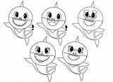 Pinkfong Babyshark Pintar Creating Scrapbooking Colorare Sharks Sheets Coloringhome Infantis Cocomelon 상어 색칠 도안 아기 Paginas Scrapboo Mewarnai 크퐁 Tubarao sketch template