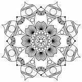 Mandala Coloring Mandalas Pages Stress Anti Cute Zen Mpc Color Print Adults Complicated Therapy Petals Adult Getdrawings Nggallery Getcolorings Simple sketch template