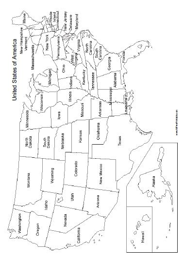 map black  white printable printable united states map puzzle