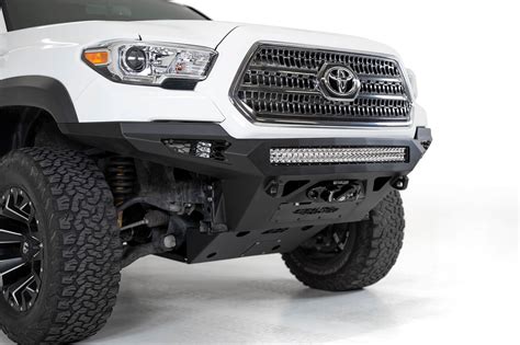 toyota tacoma add stealth fighter winch front bumper   empyre  road