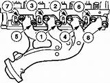 Exhaust Manifold Mazda Engine Bolts Torque Head Sequence 2001 Components Repair Autozone Gasket 1998 Cylinder Stages Tighten Fig Install sketch template