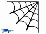 Spider Corner Web Vector Halloween Webs Small Getdrawings Extra Set sketch template