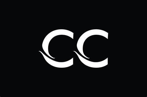 cc monogram logo design  vectorseller thehungryjpeg