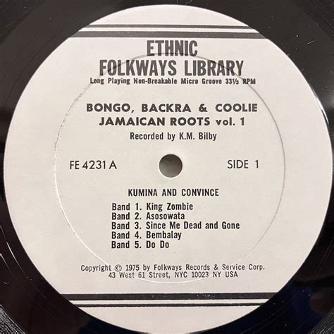 kenneth  bilby bongo backra  coolie jamaican roots volume  fe