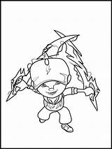Boboiboy Pages Coloring Printable Kids Colouring Galaxy Activities Websincloud sketch template