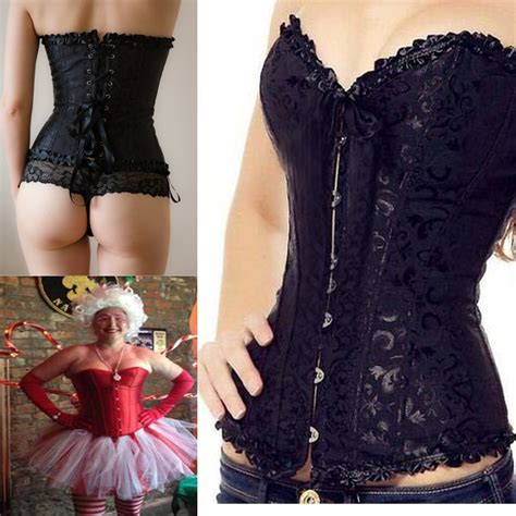 women halloween waist slimming corset lace up sexy boned corsets