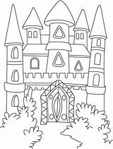 Castle Coloring Pages Colouring Print Princess Kids Forest Printable Color Choose Board Dragon sketch template