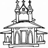 Buildings Chiesa sketch template