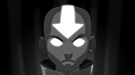 aang avatar   airbender angry monochrome