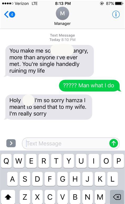 texts gone wrong boss sends him raging text meant for