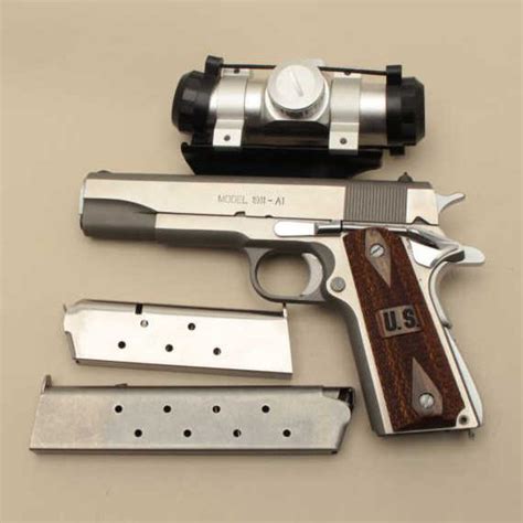 springfield arms model   semi auto pistol  caliber serial nsnv