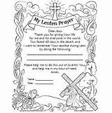 Lent Activity Sheet Printables Lesson sketch template