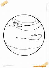 Coloring Pages Neptune Mercury Solar System sketch template