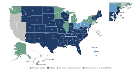 compact nursing states list  nightingale college