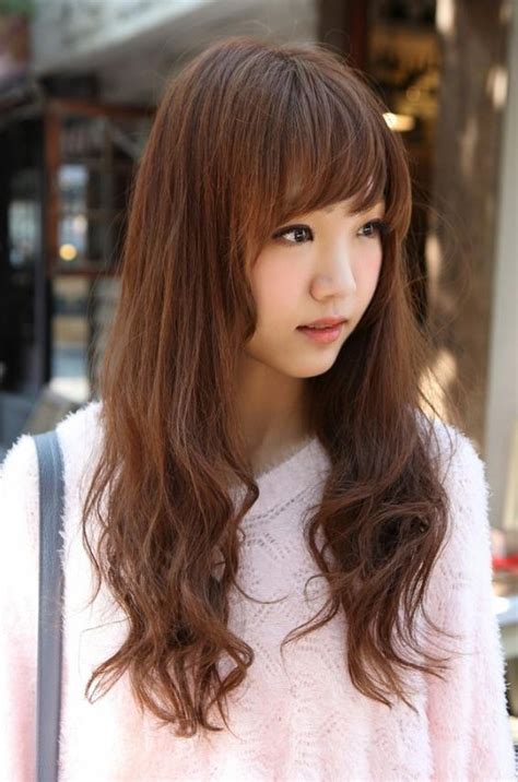 29 korean girl long hairstyle