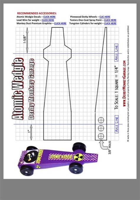 pinewood derby printable templates