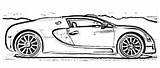 Bugatti Veyron Carscoloring sketch template