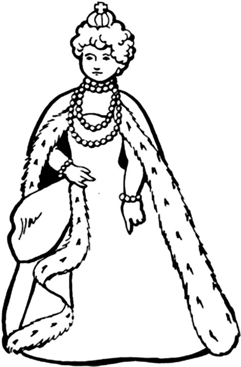 queen coloring pages   print