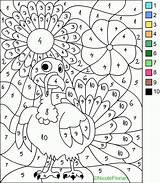 Adults Numbers Paint Printable Coloring Kids Pages Printables Popular sketch template