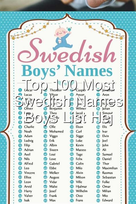 Swedish Girl Names That Start With B