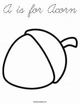 Cursive Brianna Acorn sketch template