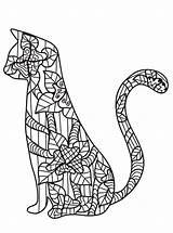 Katten Volwassenen Kleurplaat Katzen Erwachsene Kleurplaten Malvorlage Dinosaurus Dino sketch template
