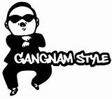 Gangnam Psy Goodies sketch template