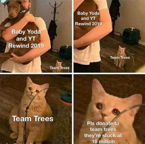 Please Donate To Team Trees Meme By Whitelies Memedroid