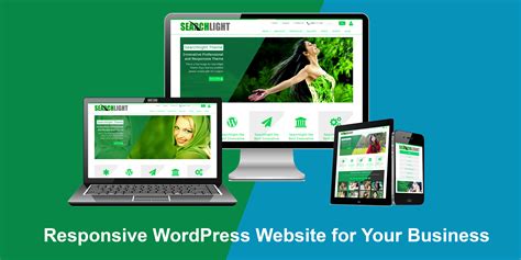 responsive wordpress website   business