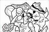 Coloring Pages Basketball Nba Printable Logo Court Tennis Team Drawing Nike Shoe Logos Color Volleyball Print Colorings Getcolorings Sports Getdrawings sketch template
