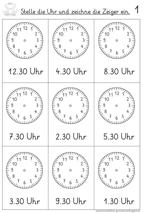 lernstuebchen vorgegebene uhrzeiten einstellen