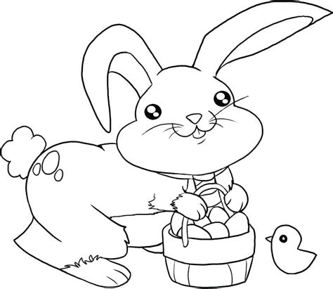 easter rabbit coloring pages  getdrawings