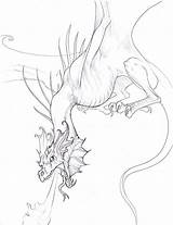 Wyvern Deviantart Coloring Hibbary Drawing Dragon sketch template