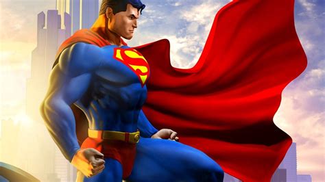 superman cartoon wallpapers wallpaper cave