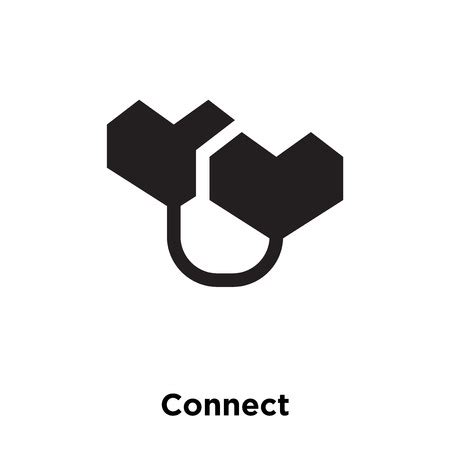 foto del connect icon vector isolated id imagen libre de