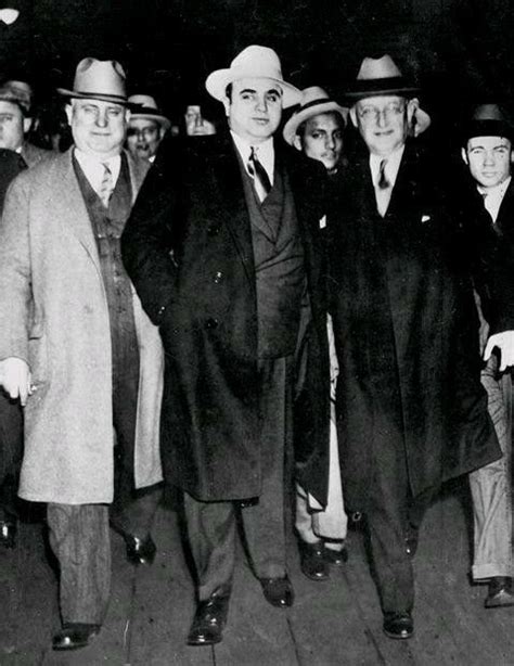 Al Capone With Tony Accardo Aka Joe Batters Aka Big Tuna And Edward
