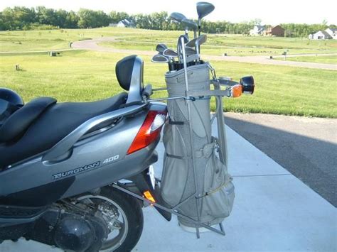 modern vespa golf bag rack