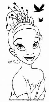 Coloring Princess Tiana Frog Pages Disney Printable Color Colouring Sheets Jasmine Kids African American Cartoon Print Cute Cartoons Barbie Woody sketch template