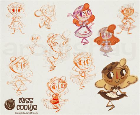 Miss Cookie Design Sketches By Arondraws On Deviantart