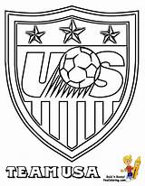 Soccer Usa Coloring Logo Fifa Pages Yescoloring sketch template